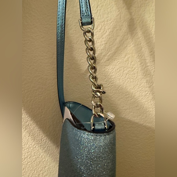Kate Spade ♠️ Glitter Blue Crossbody Bag - Picture 5 of 10